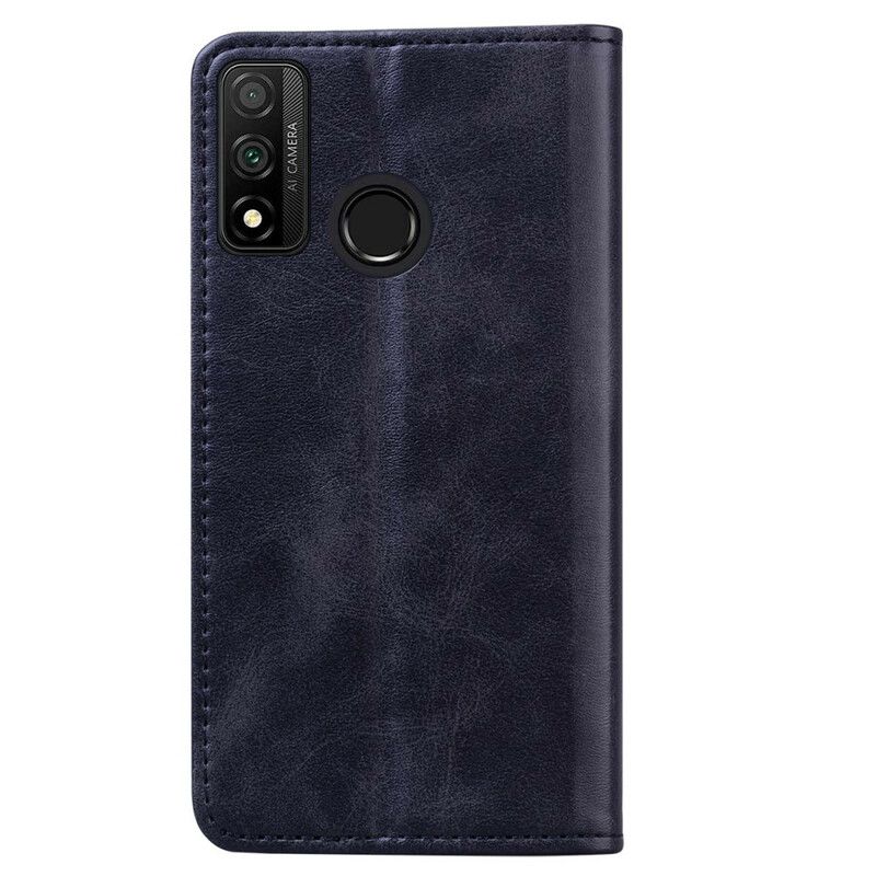 Cover Huawei P Smart 2020 Flip Cover Tofarvet Business Lædereffekt