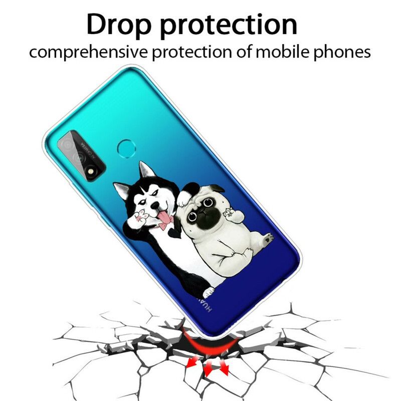 Cover Huawei P Smart 2020 Sjove Hunde