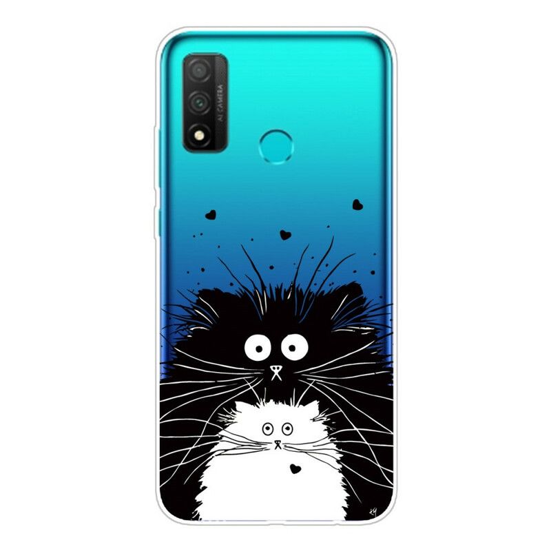 Cover Huawei P Smart 2020 Transparente Overraskede Katte