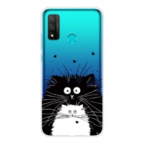 Cover Huawei P Smart 2020 Transparente Overraskede Katte