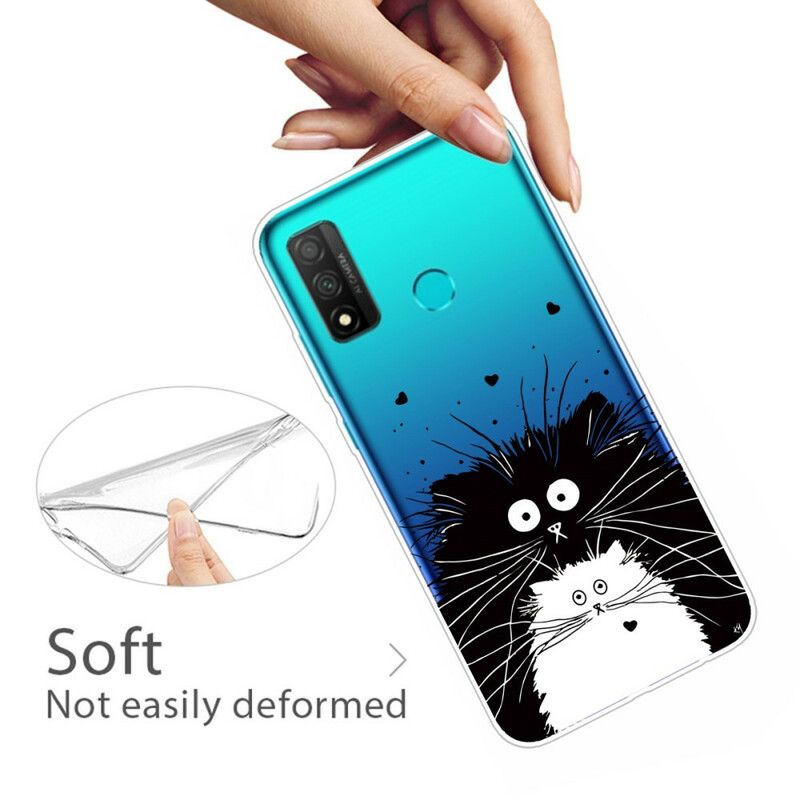 Cover Huawei P Smart 2020 Transparente Overraskede Katte