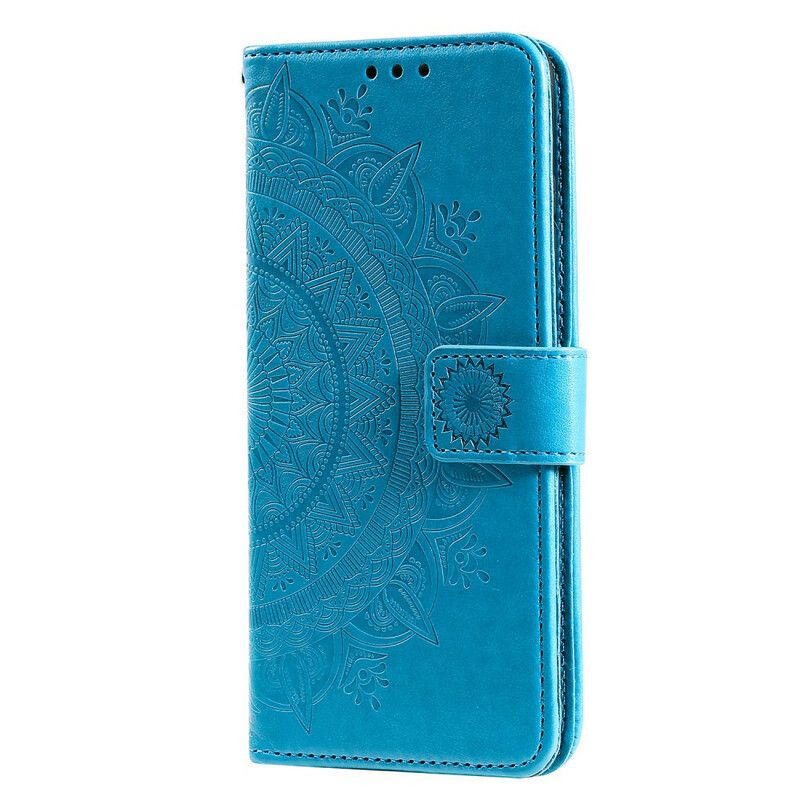 Læder Cover Huawei P Smart 2020 Søn Mandala