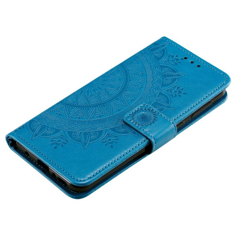 Læder Cover Huawei P Smart 2020 Søn Mandala