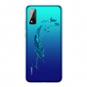 Mobilcover Huawei P Smart 2020 Smuk Fjer