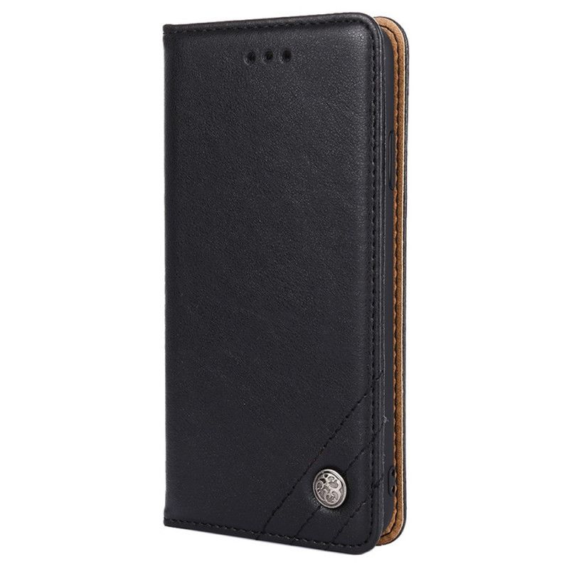 Cover Moto E40 / E30 / E20 Flip Cover Nittelæderstil