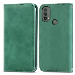 Cover Moto E40 / E30 / E20 Flip Cover Skin-touch Design