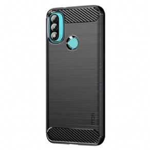 Cover Moto E40 / E30 / E20 Mofi Børstet Kulfiber