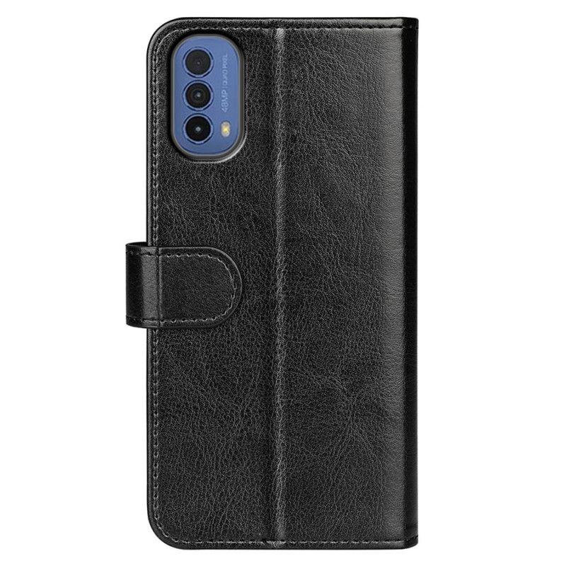 Flip Cover Moto E40 / E30 / E20 Design Lædereffekt