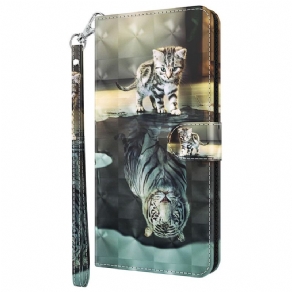 Flip Cover Moto E40 / E30 / E20 Ernest The Tiger