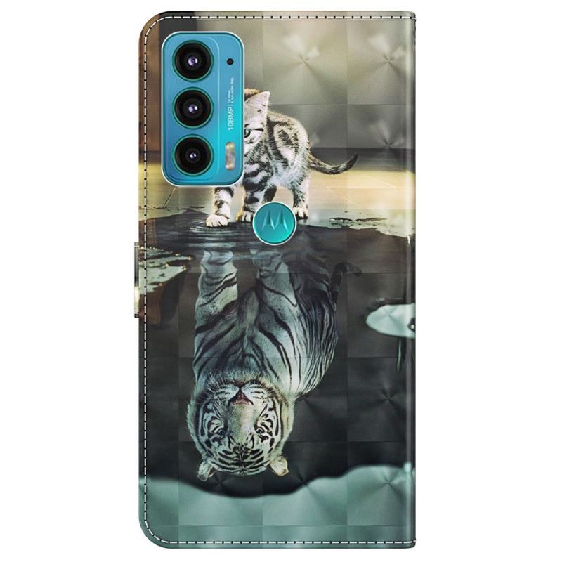 Flip Cover Moto E40 / E30 / E20 Ernest The Tiger