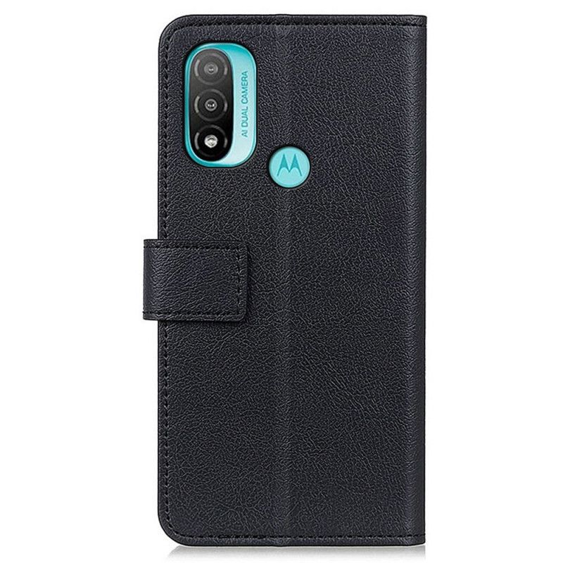 Flip Cover Moto E40 / E30 / E20 Klassisk Khazneh