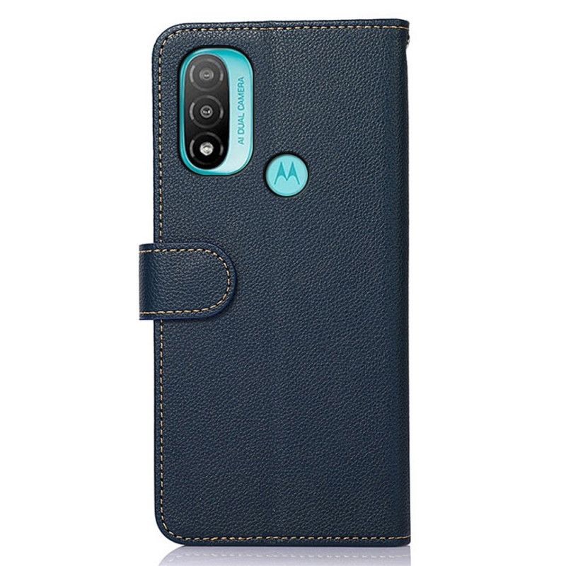 Flip Cover Moto E40 / E30 / E20 Liche Style Rfid Khazneh