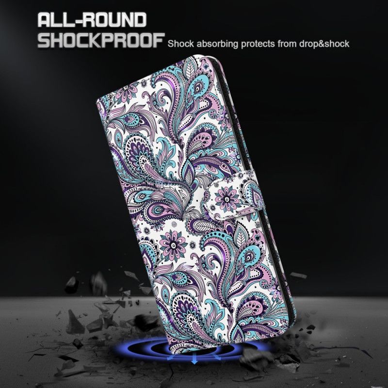 Flip Cover Moto E40 / E30 / E20 Paisley Mønster