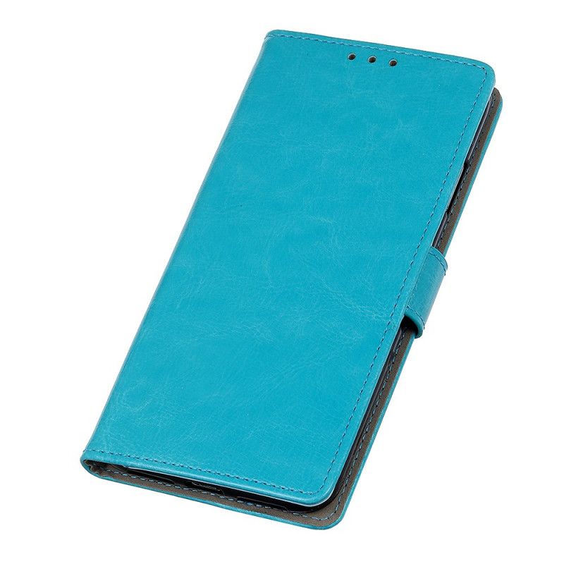 Flip Cover Moto E40 / E30 / E20 Simpel Skinnende Lædereffekt