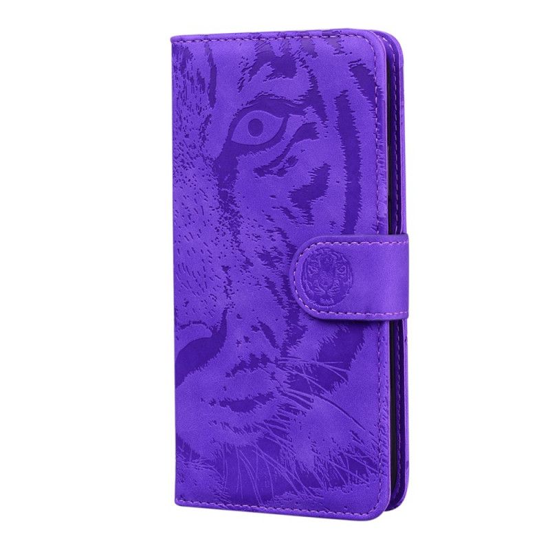 Flip Cover Moto E40 / E30 / E20 Tiger Ansigtstryk