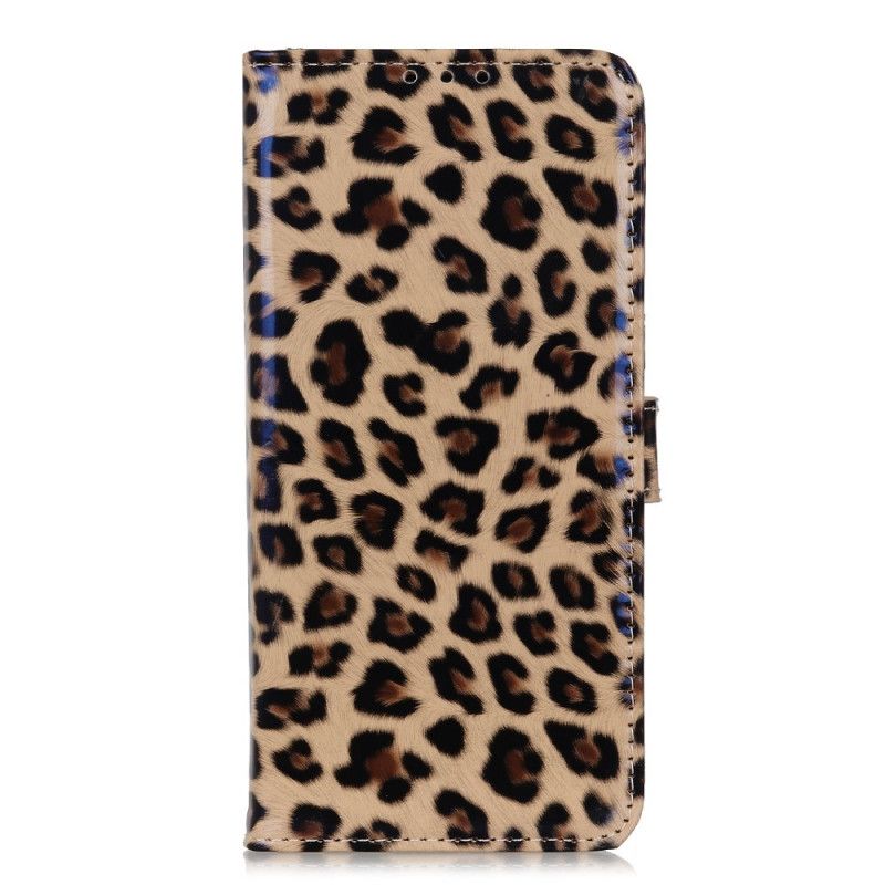 Læder Cover Moto E40 / E30 / E20 Enkelt Leopard