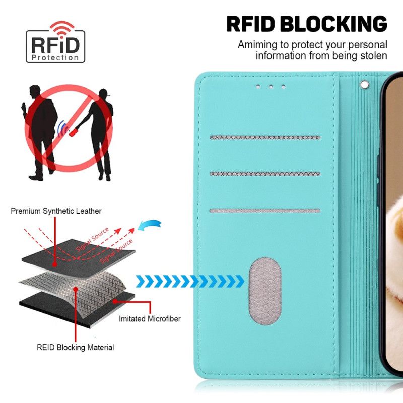 Flip Cover Til Xiaomi 14t Killingemønster Rfid-blokering