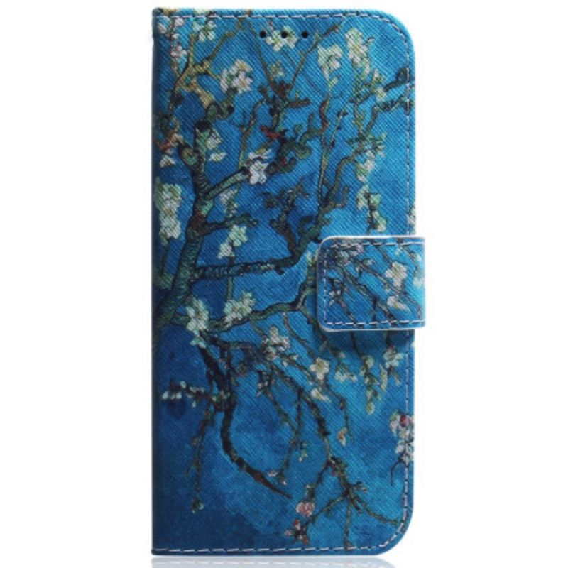 Flip Cover Xiaomi 14t Abrikosblomster