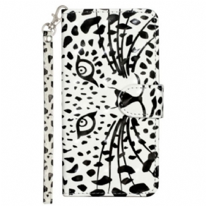 Flip Cover Xiaomi 14t Leopard Grafisk Rem