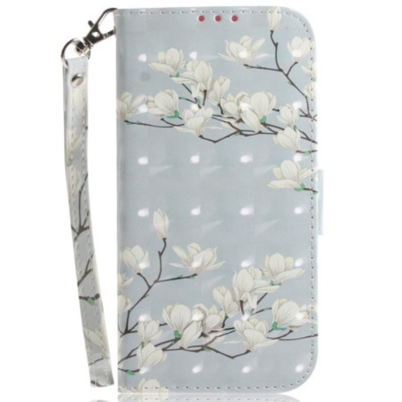 Flip Cover Xiaomi 14t Stribede Magnoliaer