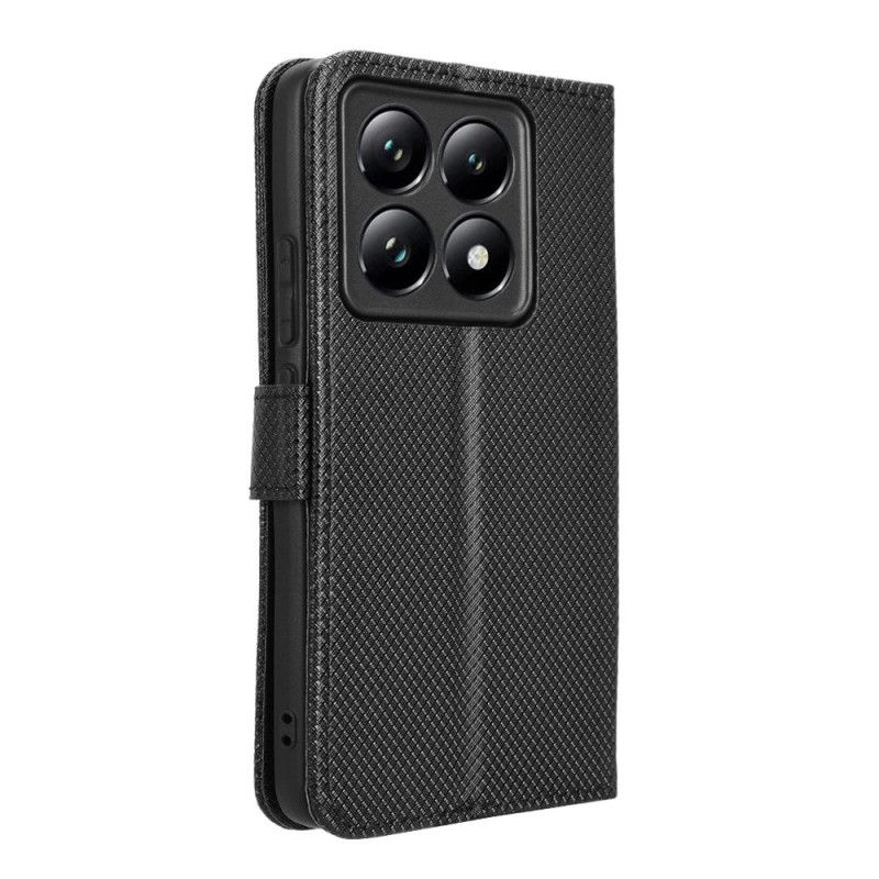 Læder Cover Xiaomi 14t Strap Points