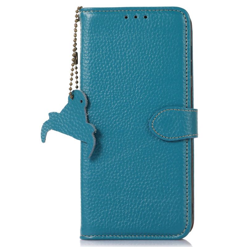 Læder Cover Xiaomi 14t Telefon Etui Ægte Læder Litchi Texture Rfid