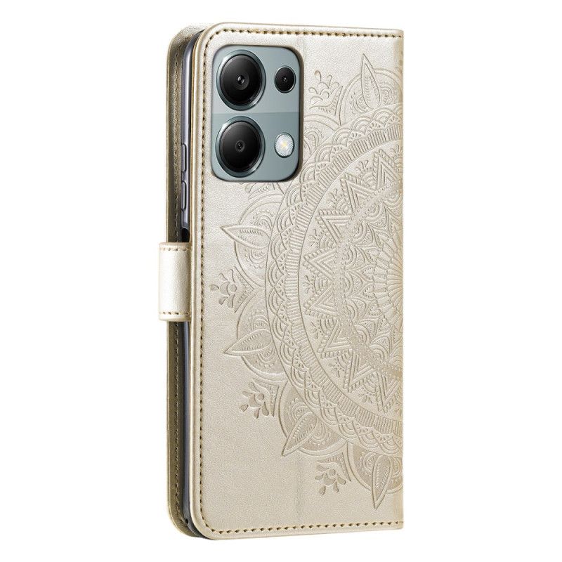 Læder Cover Xiaomi 14t Telefon Etui Mandala Søn