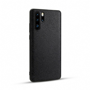 Cover Huawei P30 Pro Ægte Litchi-læder