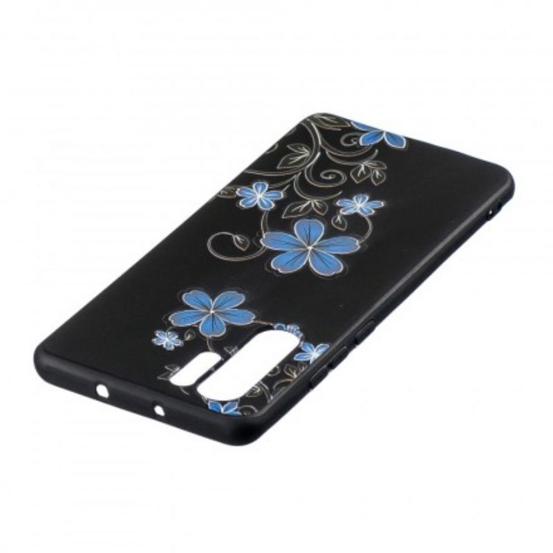 Cover Huawei P30 Pro Blå Blomster