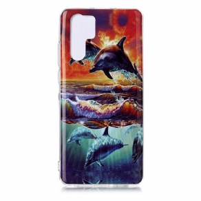 Cover Huawei P30 Pro Delfiner Går Fri