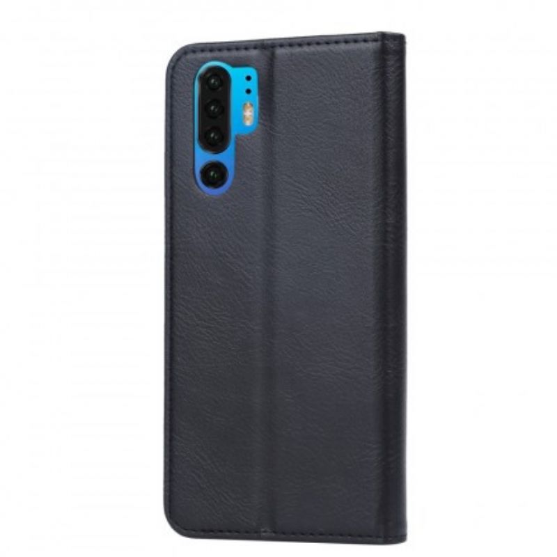 Cover Huawei P30 Pro Flip Cover Faux Læder Kortholder