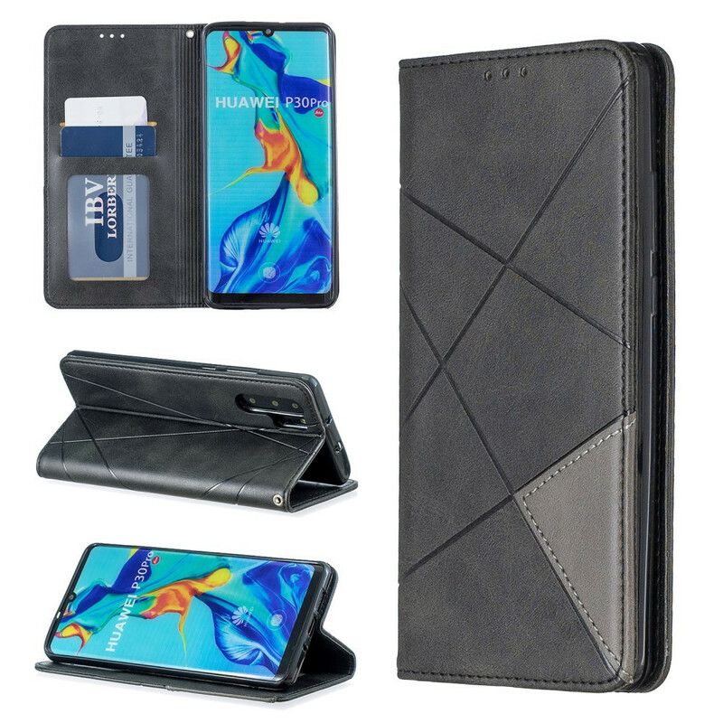 Cover Huawei P30 Pro Flip Cover Kunstnerstil