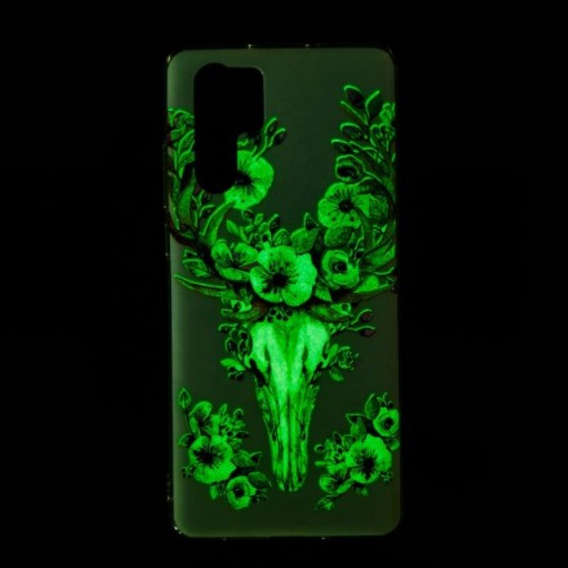 Cover Huawei P30 Pro Fluorescerende Blomsterelg