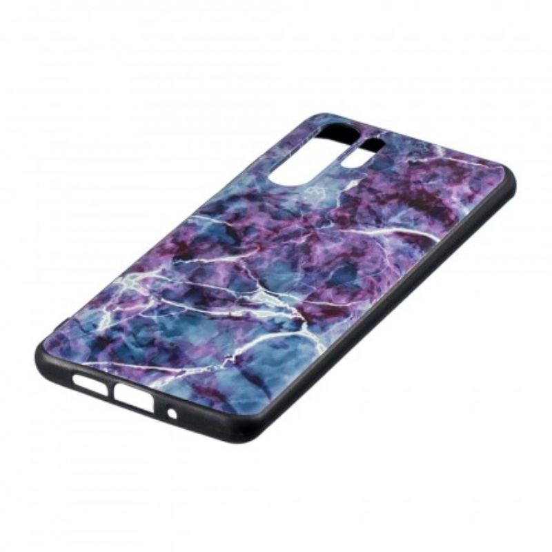 Cover Huawei P30 Pro Lilla Marmor