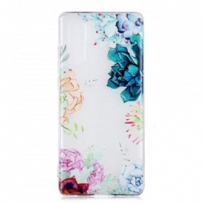 Cover Huawei P30 Pro Sømløse Akvarelblomster