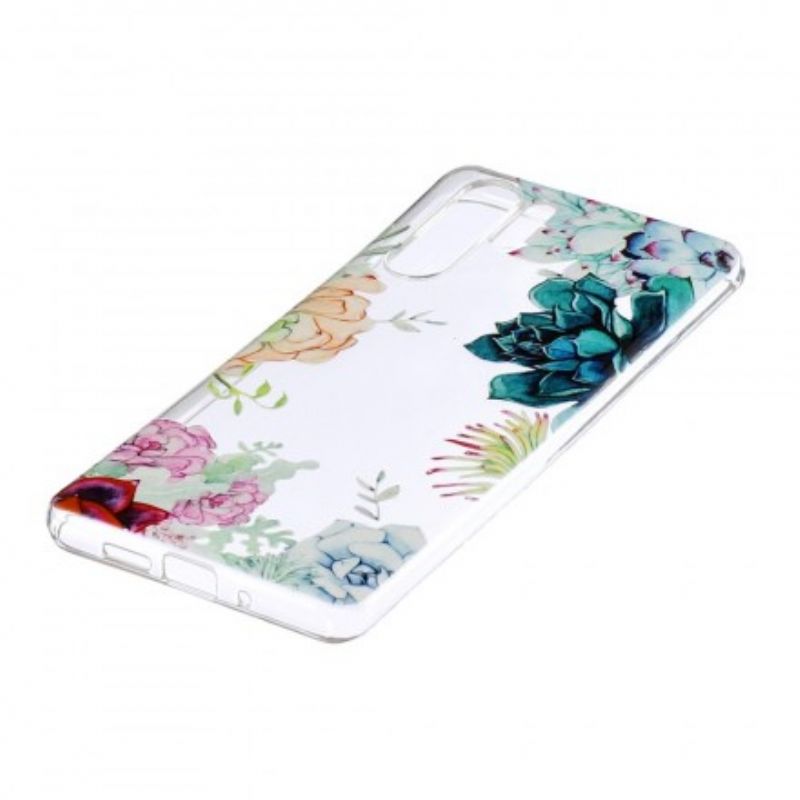 Cover Huawei P30 Pro Sømløse Akvarelblomster