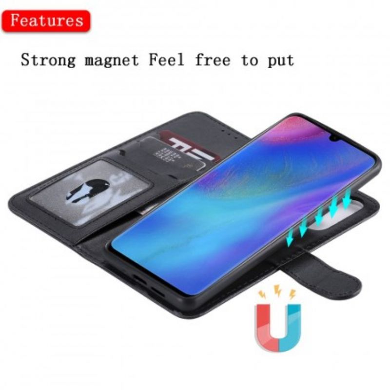 Flip Cover Huawei P30 Pro Aftagelig Retro