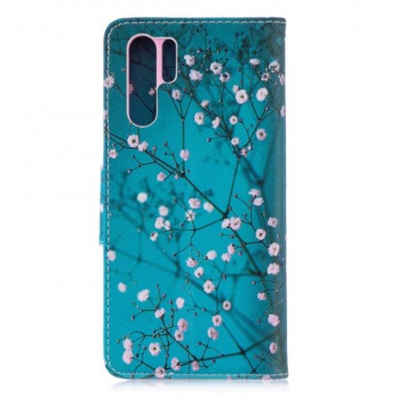 Flip Cover Huawei P30 Pro Blomstrende Træ