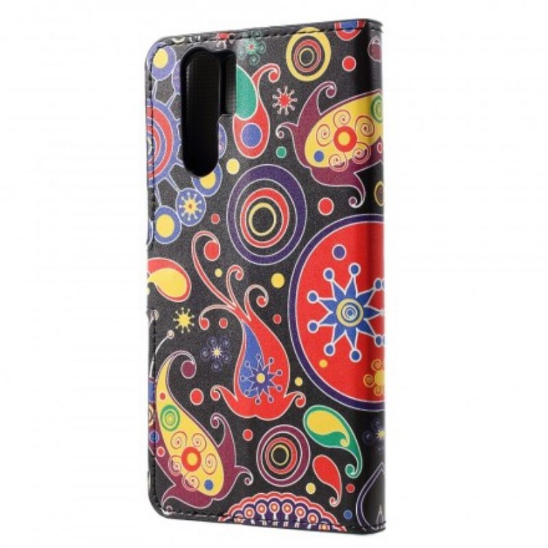 Flip Cover Huawei P30 Pro Galaxy Design