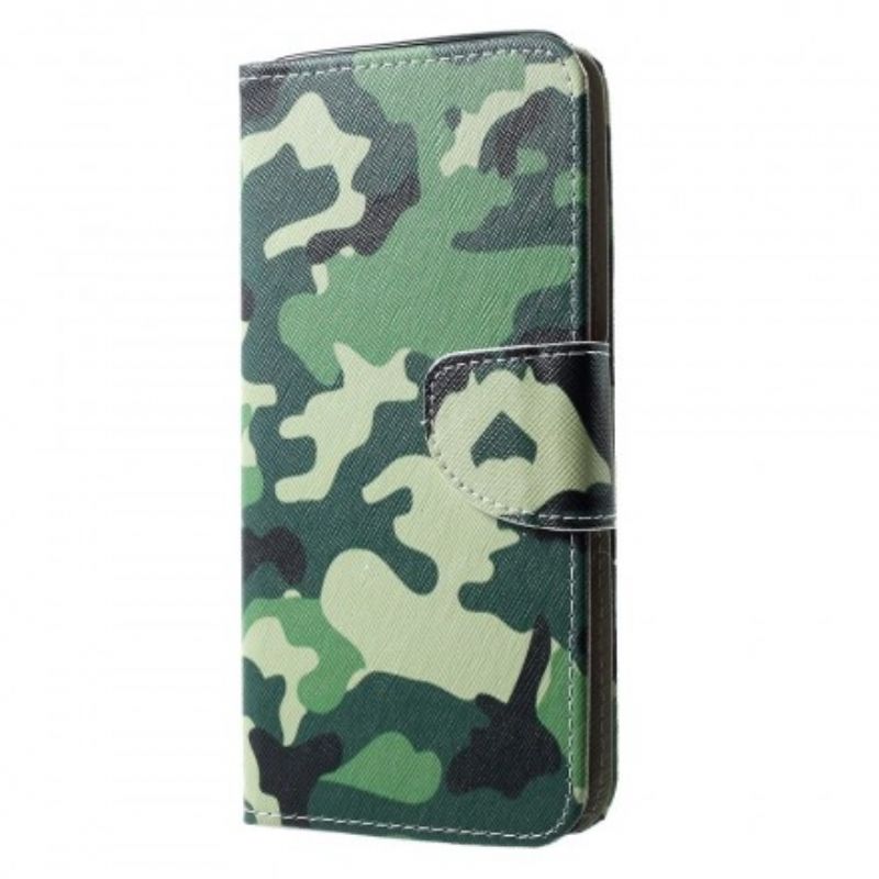 Flip Cover Huawei P30 Pro Militær Camouflage