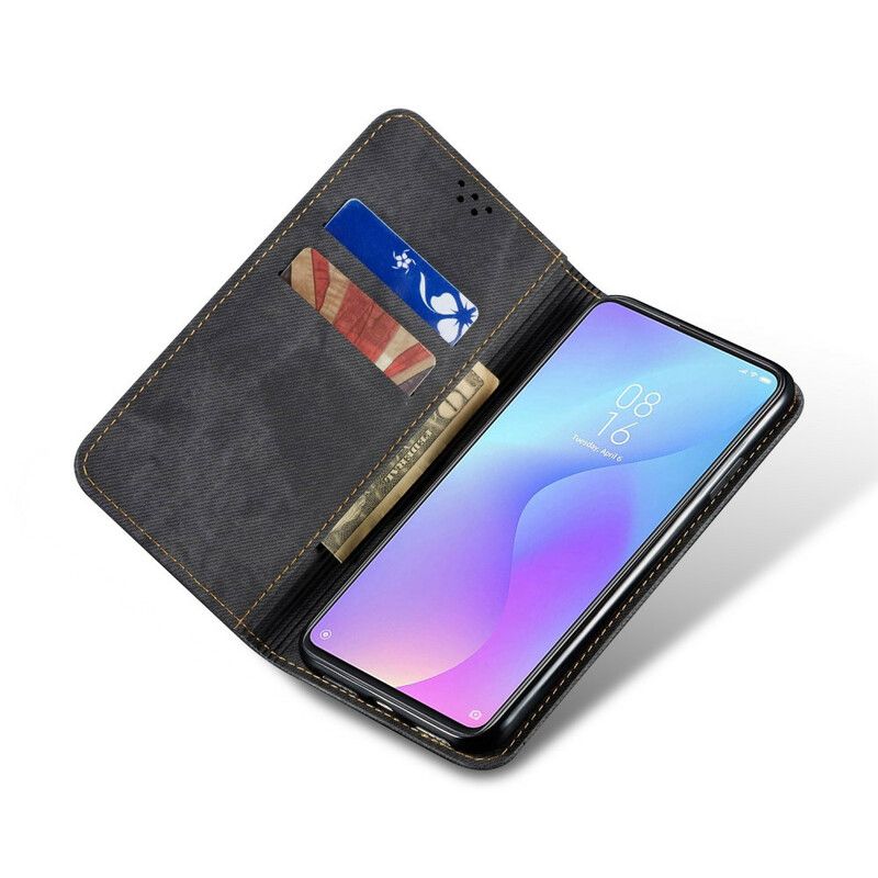 Cover Xiaomi Mi 9T / Mi 9T Pro Flip Cover Denimstof