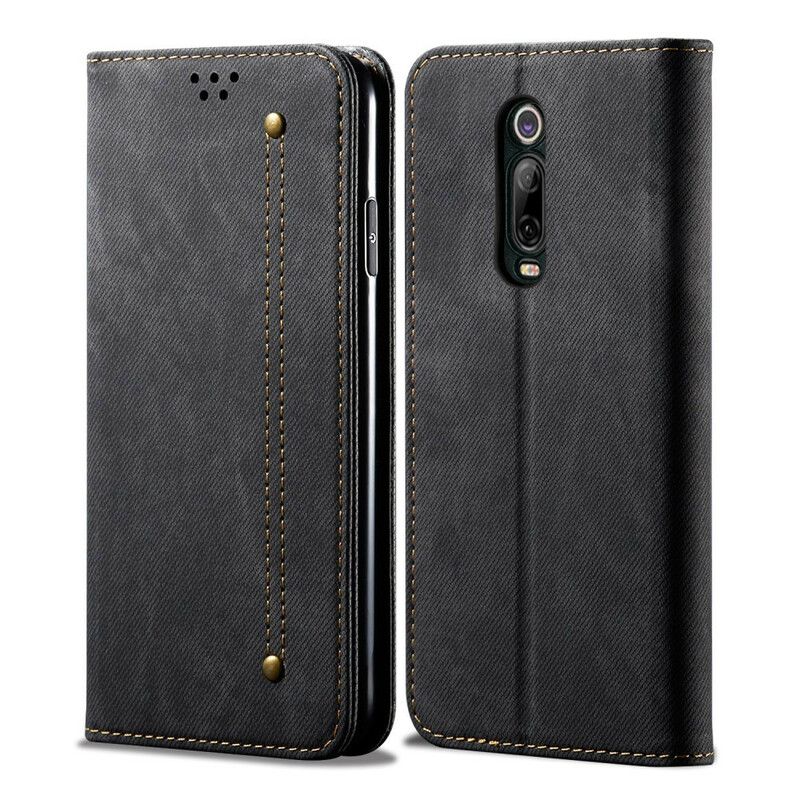 Cover Xiaomi Mi 9T / Mi 9T Pro Flip Cover Denimstof