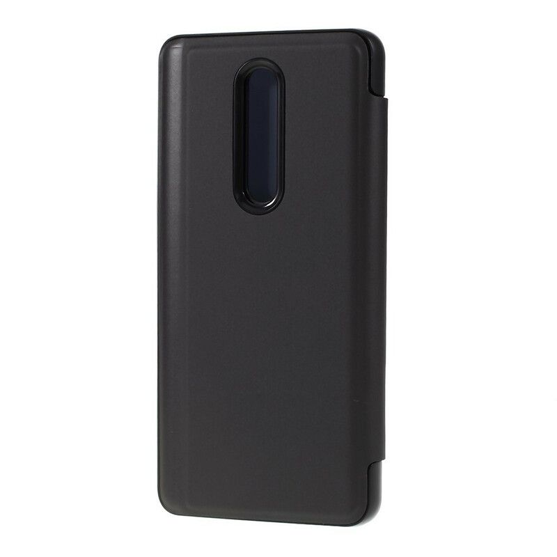 Cover Xiaomi Mi 9T / Mi 9T Pro Flip Cover Spejl Og Lædereffekt