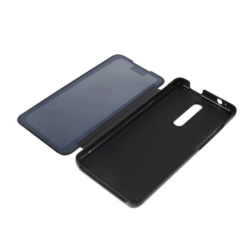 Cover Xiaomi Mi 9T / Mi 9T Pro Flip Cover Spejl Og Lædereffekt