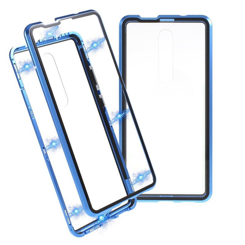 Cover Xiaomi Mi 9T / Mi 9T Pro Metalkanter Og Hærdet Glas