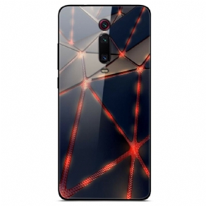 Cover Xiaomi Mi 9T / Mi 9T Pro Rød Rayon Hærdet Glas