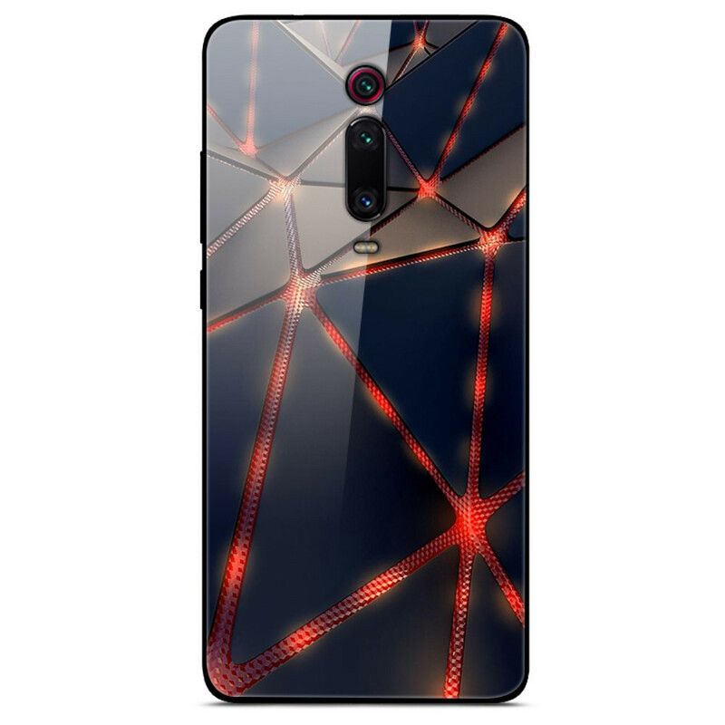 Cover Xiaomi Mi 9T / Mi 9T Pro Rød Rayon Hærdet Glas