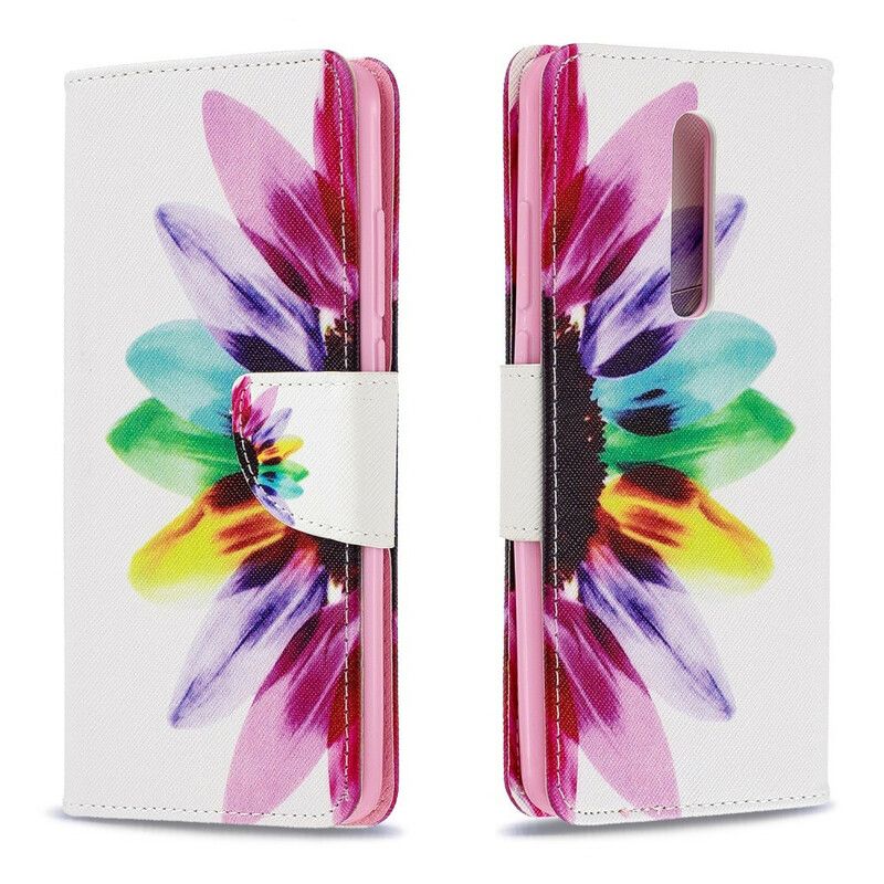 Flip Cover Xiaomi Mi 9T / Mi 9T Pro Akvarelblomst