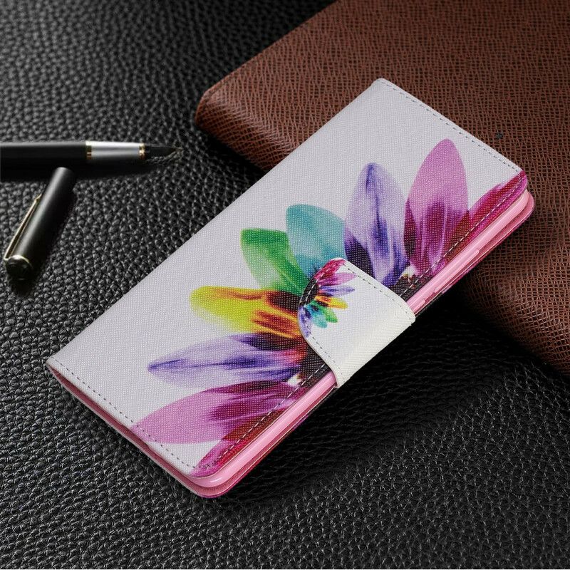 Flip Cover Xiaomi Mi 9T / Mi 9T Pro Akvarelblomst