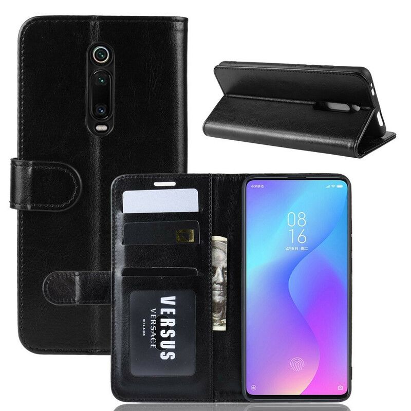 Flip Cover Xiaomi Mi 9T / Mi 9T Pro Ultra Imiteret Læder